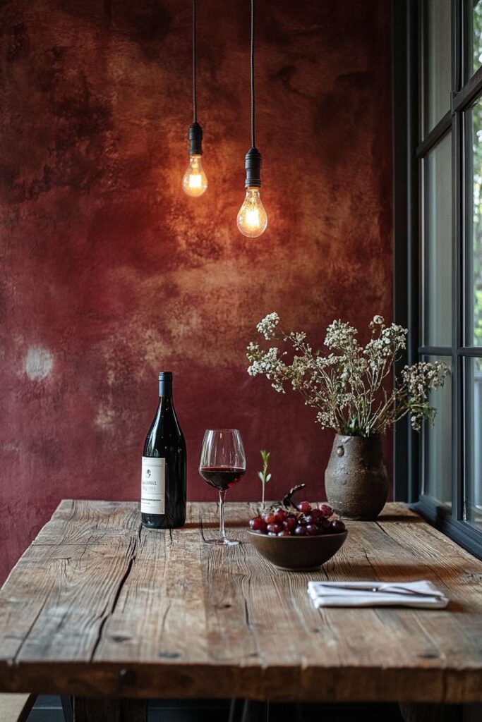 Dining-Room-with-Deep-Stucco-Accent-Wall
